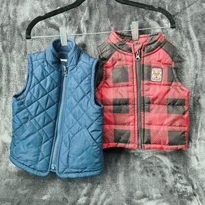 Boys Puffer Vest Set of 2